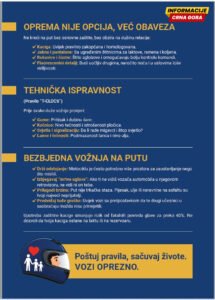 Podgorica: Preventivna kampanja ‘Bezbjedno na dva točka’ s podrškom BMW Voli Motors