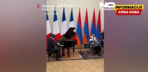 Makron pjeva šansonu, Pašinjan ga pratio na bubnjevima u Jermeniji