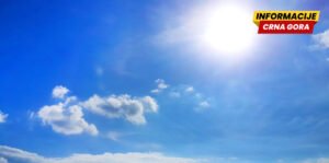 Crna Gora: Vremenski prognoza s promjenljivim oblacima i ispod 25 stepeni dnevnog temperature