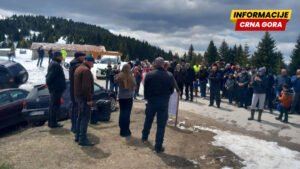 Kontraprotest na Čakoru: Veličani protiv otvaranja puta