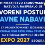 Ekonomski razvoj raspisao otvoreni postupak za Crnogorski paviljon na EXPO 2027