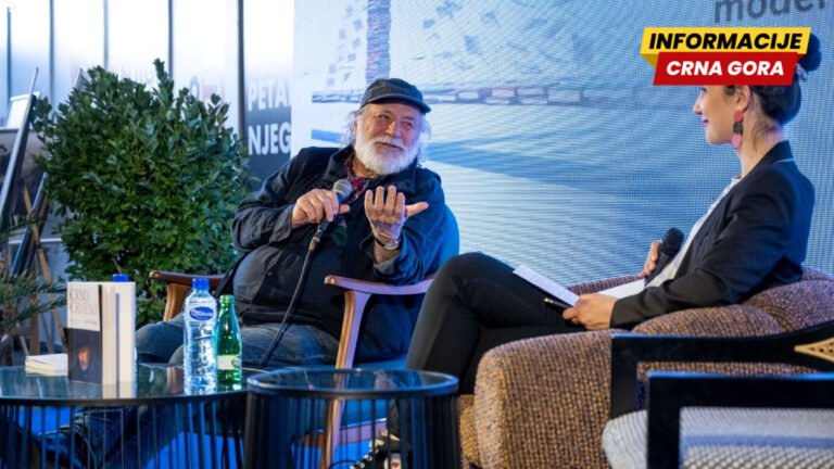 Rade Šerbedžija na Podgoričkom sajmu knjiga predstavio knjigu „Crnocrveno“
