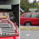 Službenici granične policije u Beranu uhapšili su Novopazaračko motorno vozilo s 600 štekama cigareta