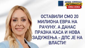 Tešević: Budva na ivici finansijskog kvara nakon povratka DPS-a