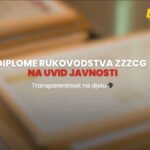 Zavod za zapošljavanje Crne Gore objavio diplome rukovodnog kadra
