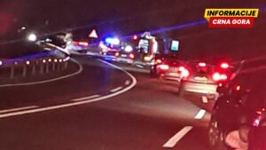 Udes na izlazu iz Podgorice: Požar na motorima i velike kolone