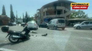 Saobraćajna incident na putu Podgorica-Zeta: Motocikl i automobil prekupili se