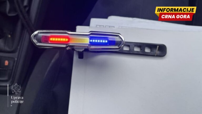 Na Vranjini uhapšen vozač, koristio neovlašćeno "blinkere"