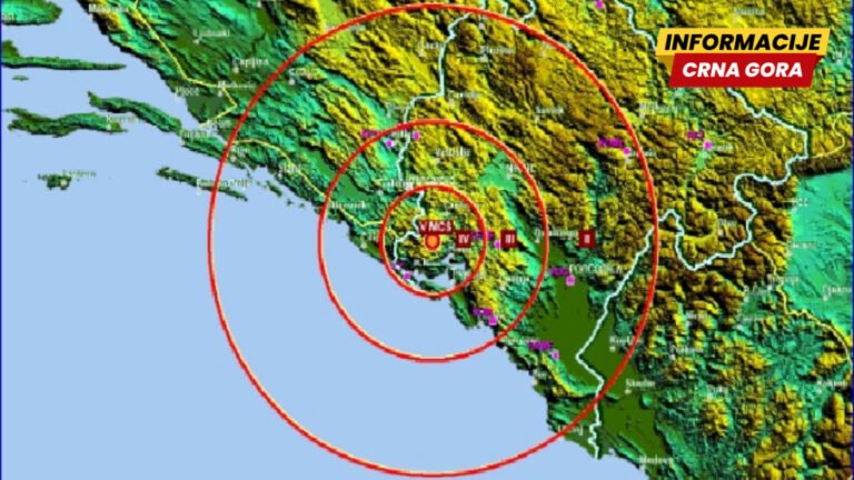 ZHMS: Potres kod Morinja imao je težinu od 3,8