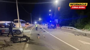 Cetinje: Povrijeđen motociklista
