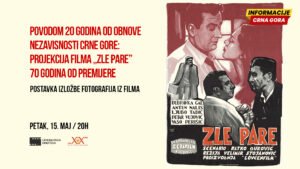 Crnogorska kinoteka održava jubilejsku projekciju filma ‘Zle pare’