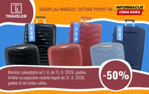 Sakupljajte markice i ostvarite popust na Traveler kofere kreirane za svaku avanturu