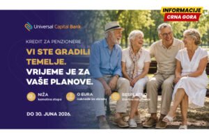 Vi ste gradili temelje, vrijeme je za Vaše planove: Krediti za penzionere Universal Capital Banke
