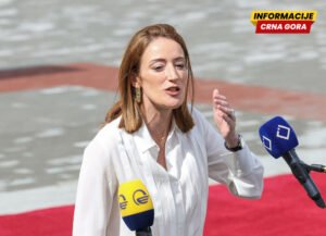 Metsola u četvrtak u Skupštini Crne Gore