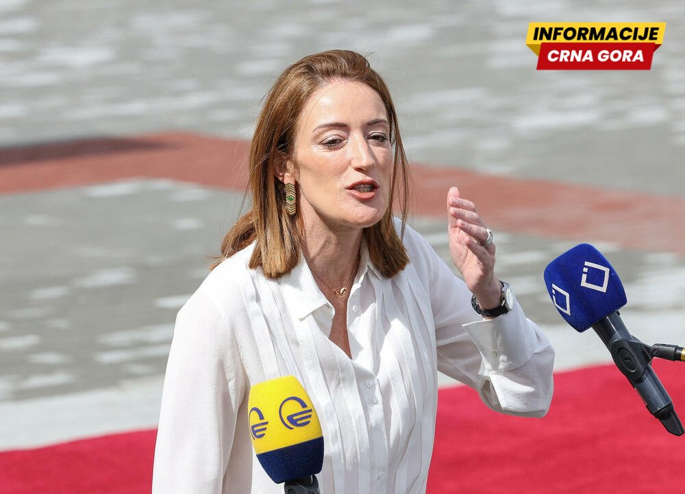 Metsola u četvrtak u Skupštini Crne Gore