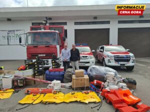 Direktorat za zaštitu i spašavanje donirao opremu i vozilo Službi zaštite i spašavanja Tuzi