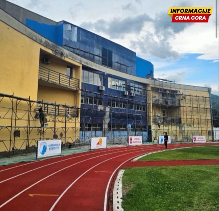Bijelo Polje: Radovi na unaprjeđenju infrastrukture stadiona i sale odvijaju se planiranom dinamikom