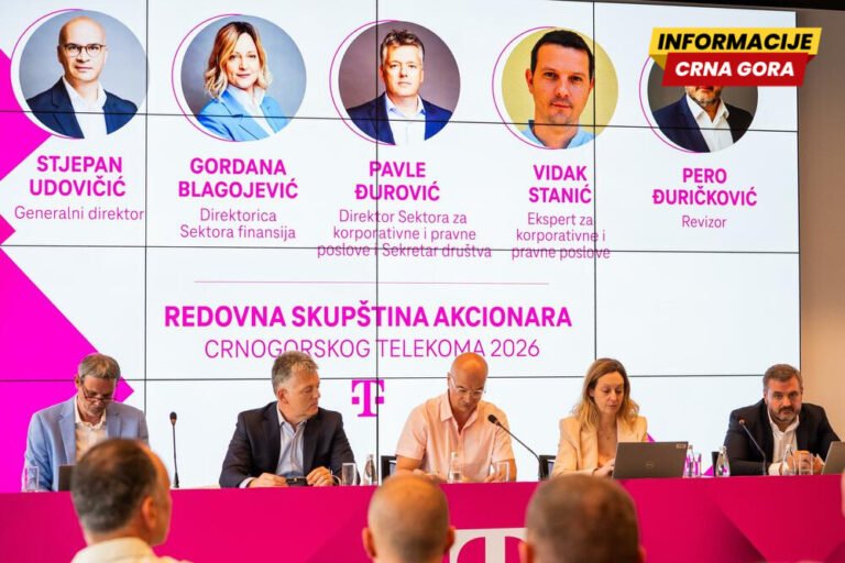 Održana redovna godišnja Skupština akcionara Crnogorskog Telekoma