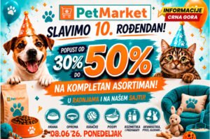 PetMarket: 10 godina ljubavi s popustom do 50%!