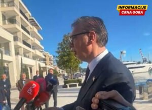 Vučić: Čarter let za Tivat organizovao neko iz mog okruženja, priče o destabilizaciji su besmislene