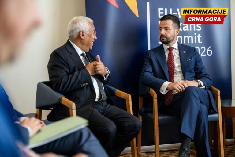 Milatović sa Koštom: Crna Gora je primjer evropske budućnosti Zapadni Balkan