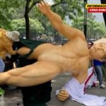 Prosvjetni radnici razbiaju statue fudbalera u protestu prema Meksiko Sitiji