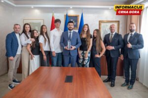 Jovanović primio pobjednike “Ritma Evrope”: Mladi najbolji ambasadori Budve