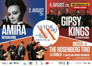 Gipsy Kings, Amira Medunjanin i Rosenberg sastav La Familia na Guitar Art Summer Festu