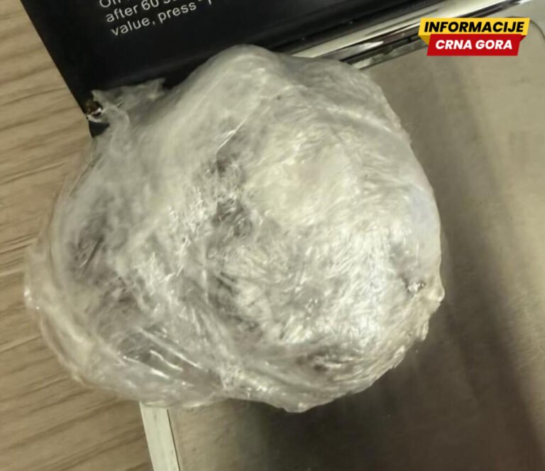 UP: Kod Podgoričanina pronađena dva PVC pakovanja sa marihuanom