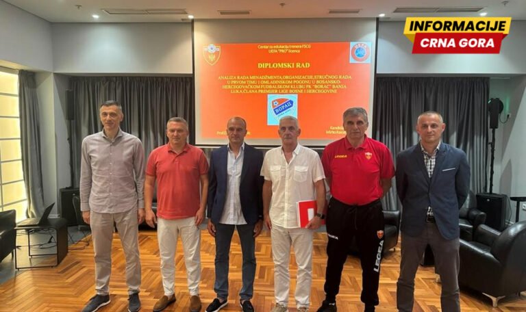 Mirko Raičević zaslužio UEFA Pro licencu