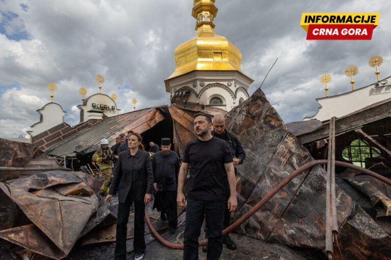 Ukrajina procjenjuje štetu na drevnom manastiru u Kijevu