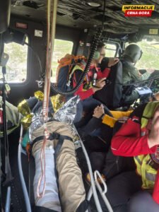 U helikopterskoj akciji spašen strani državljanin koji se povrijedio na Durmitoru