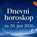 Dnevni horoskop za subotu, 20. jun 2026.