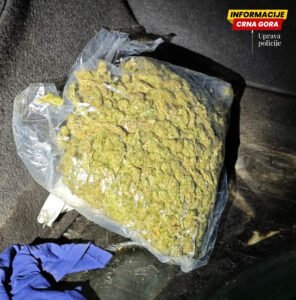 Dvoje uhapšenih u Podgorici zbog prodaje droge, policija pronašla preko kilogram marihuane