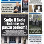 Naslovna strana “Informacije CG” za 23. jun 2026. godine