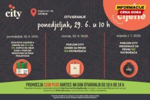 Renovirani City market na Cetinju ponovo otvara vrata kupcima 29. juna