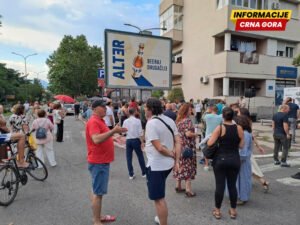 Počeo protest Unije slobodnih sindikata u Podgorici: Traže potpisivanje novog opšteg kolektivnog ugovora