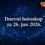 Dnevni horoskop za petak, 26. jun 2026.