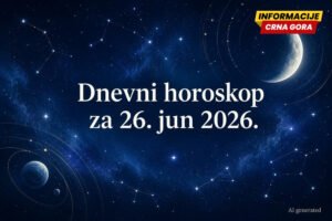 Dnevni horoskop za petak, 26. jun 2026.