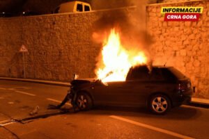 UP: Uhapšen Podgoričanin, osumnjičen da je zapalio vozilo supruge policajca, traga se za još jednom osobom