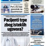 Naslovna strana “Informacije CG” za 30. jun 2026. godine