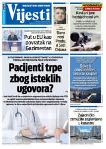 Naslovna strana “Informacije CG” za 30. jun 2026. godine