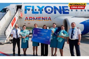 IA dočekao FlyOne Armenia i obnovio direktnu avio-vezu sa Jerevanom
