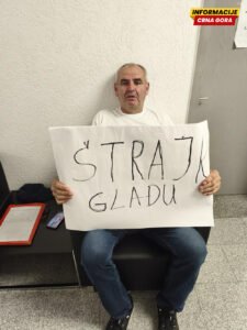 Bijelo Polje: Vreva započeo štrajk glađu zbog, kako tvrdi, uskraćivanja prava na zaradu od strane Opštine