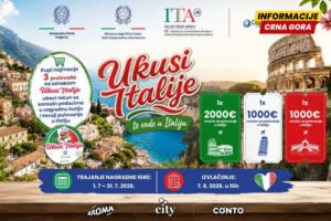Kupujte omiljene italijanske proizvode i osvojite putovanje u Italiju!
