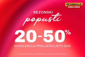 Ljetnja vrelina, još vreliji sezonski popusti od 20% do 50% u Fashion Company radnjama