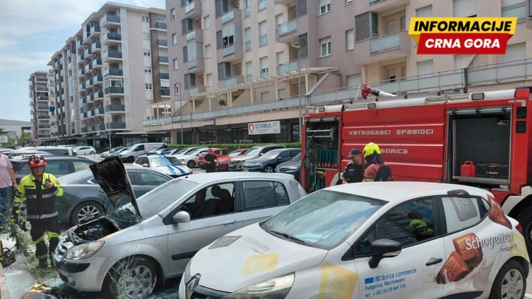 Gorio automobil u Podgorici