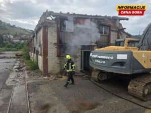 Bijelo Polje: Lokalizovan požar u jednom od objekata ŠIK “Lim”