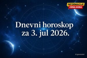 Dnevni horoskop za 3. jul 2026.