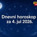 Dnevni horoskop za subotu, 4. jul 2026.